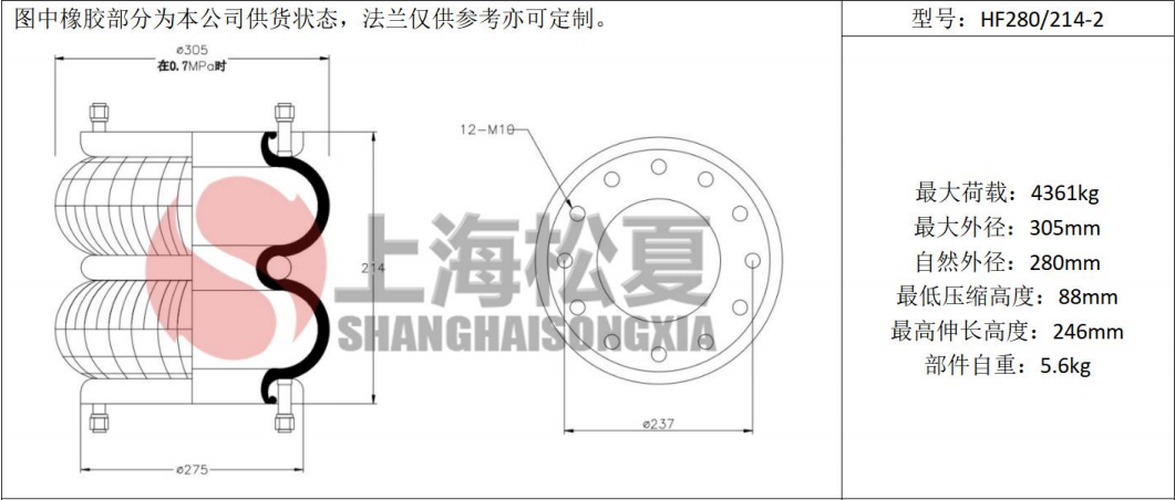 拖車用<a href='http://www.gznchina.com/' target='_blank'><u>空氣彈簧</u></a>